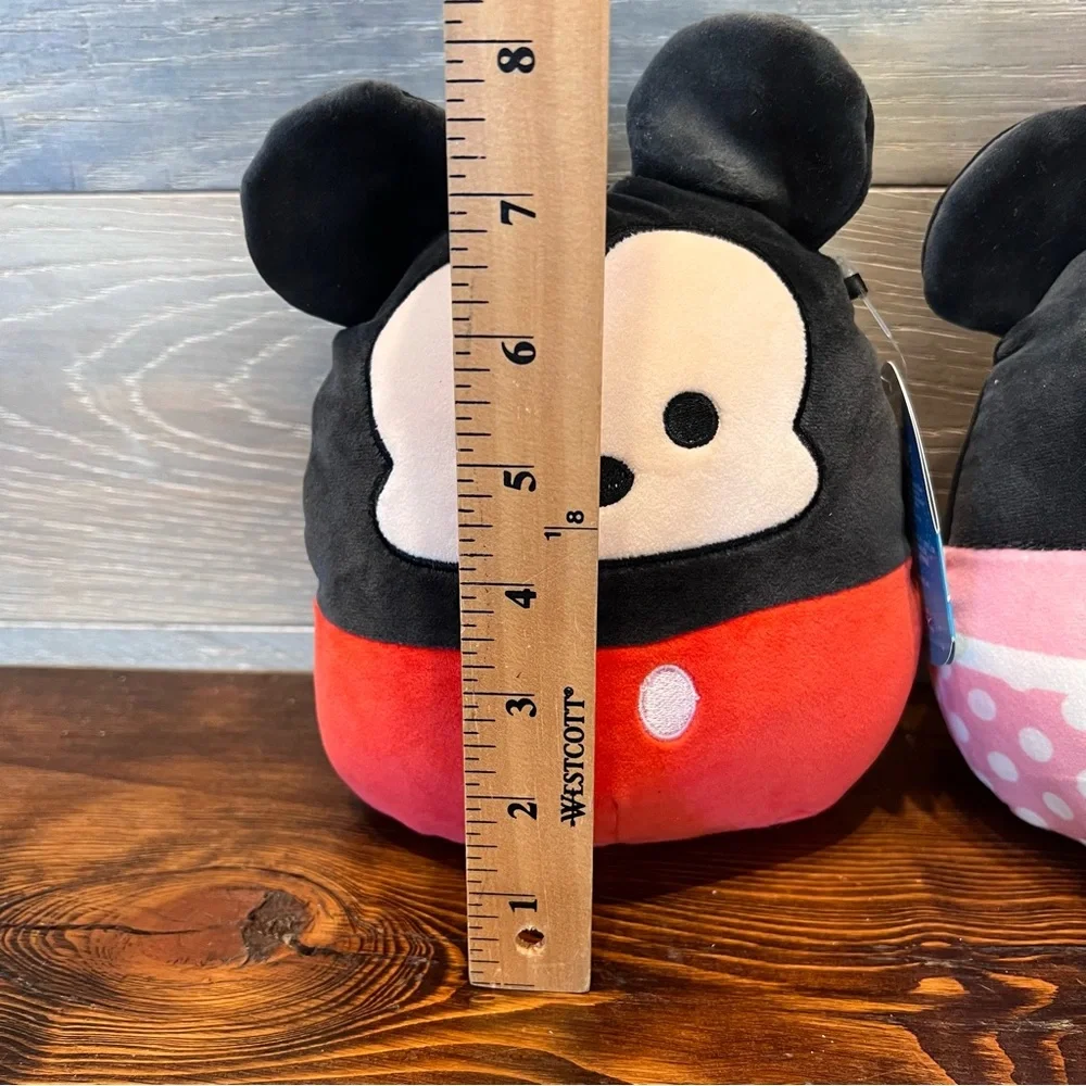 Squishmallow Disney Mickey and Minnie Set 8” Kellytoy Plush NWT‎